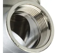 Тройник ВВ 1 1/4", никелированный Stout