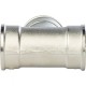 Тройник ВВ 1 1/4", никелированный Stout