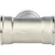 Тройник ВВ 1 1/4", никелированный Stout