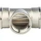 Тройник ВВ 1 1/4", никелированный Stout