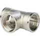Тройник ВВ 1 1/4", никелированный Stout
