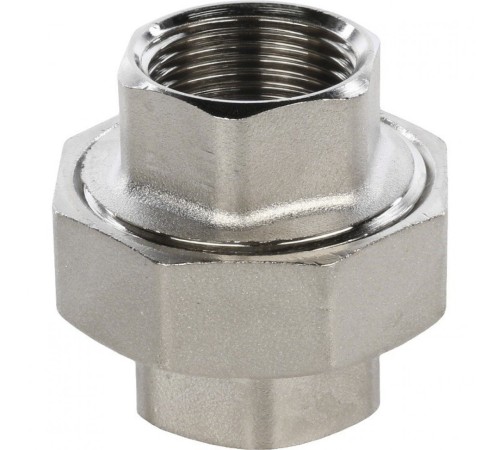 Разъемное соединение американка ВВ 3/4" никелированное Stout