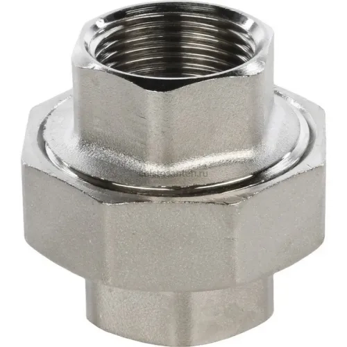 Разъемное соединение американка ВВ 3/4" никелированное Stout