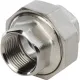 Разъемное соединение американка ВВ 3/4" никелированное Stout