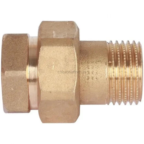 Разъемное соединение американка, ВН 1/2" уплотнение под гайкой o-ring кольцо Stout