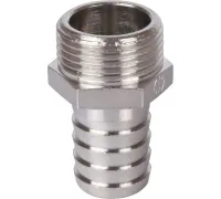 Штуцер НР 3/4"x20, никелированный Stout