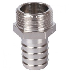 Штуцер НР 3/4"x20, никелированный Stout