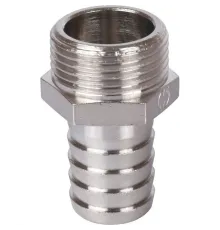 Штуцер НР 3/4"x20, никелированный Stout