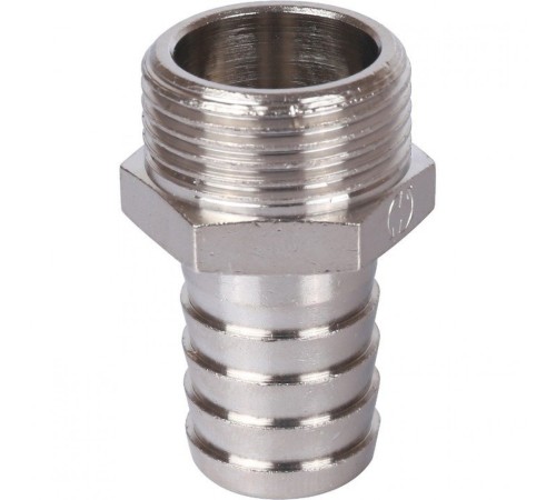 Штуцер НР 3/4"x20, никелированный Stout