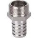 Штуцер НР 3/4"x20, никелированный Stout