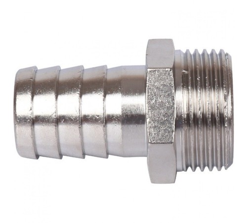 Штуцер НР 3/4"x20, никелированный Stout