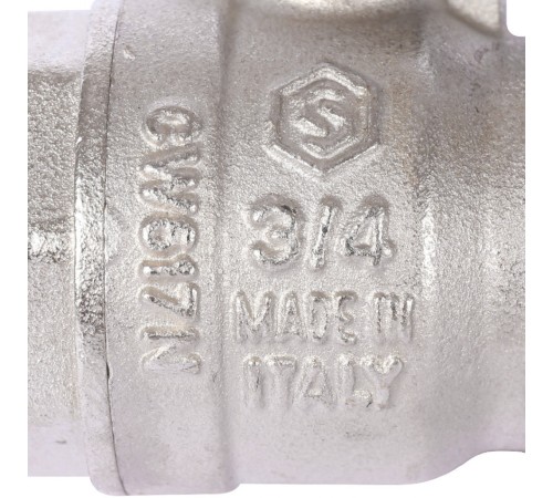 Кран шаровой стандартнопроходной ВР/ВР 3/4", ручка рычаг Stout