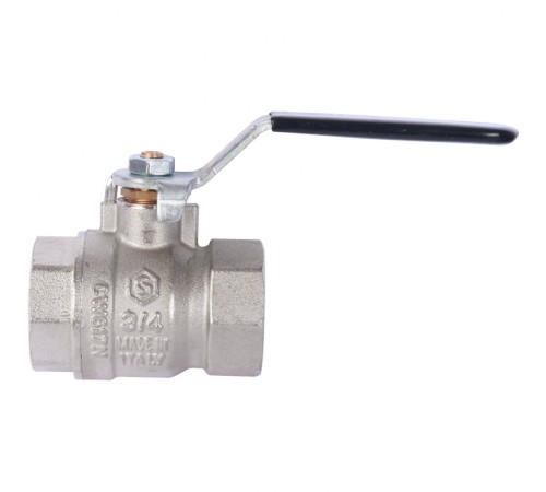 Кран шаровой стандартнопроходной ВР/ВР 3/4", ручка рычаг Stout