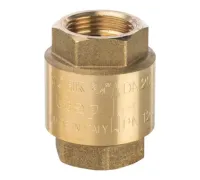 Клапан обратный пружинный муфтовый 3/4" с пластиковым седлом Stout