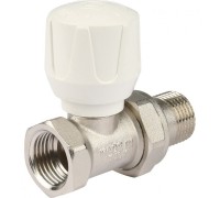 Клапан ручной с закрытием затвора "металл по металлу" 1/2", прямой Stout