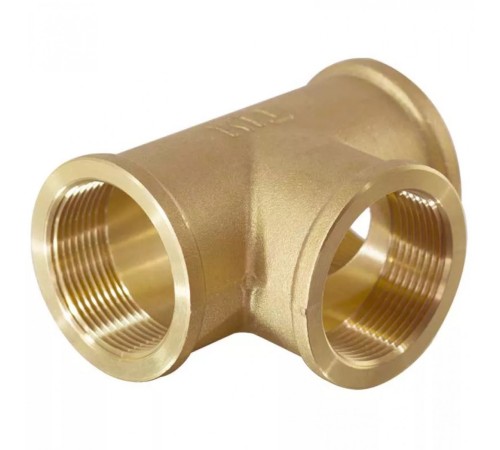 Тройник Латунный ВВВ 1 1/2" TIM (ТИМ)