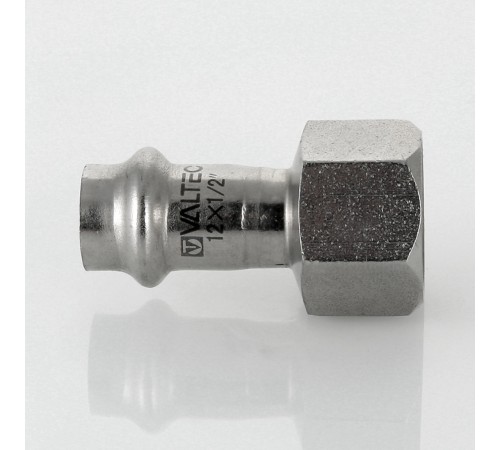 Пресс-муфта с  внутренней резьбой 42 мм х 1 1/2"  из нержавеющей стали VTi.902.I.004208 VALTEC (ВАЛТЕК)