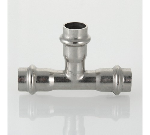 Пресс-тройник 18 х 15 х 18 мм из нержавеющей стали VTi.931.I.181518 VALTEC (ВАЛТЕК)