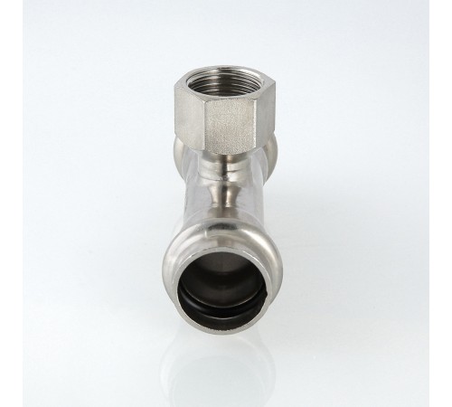 Пресс-тройник с внутренней резьбой 35 х 1 1/4" х 35 мм из нержавеющей стали VTi.932.I.350735 VALTEC (ВАЛТЕК)