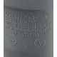 Отвод канализационный HTB 40 30° Ostendorf