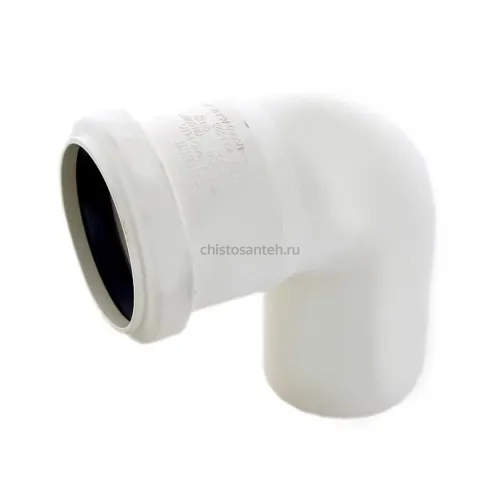 Отвод канализационный Raupiano Plus 50х87° REHAU (РЕХАУ - 11211341001)