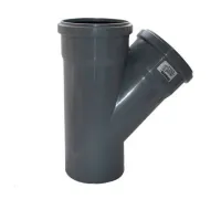 Тройник канализационный HTEA 75х75/45° Ostendorf