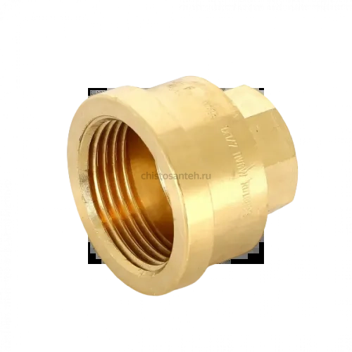 Муфта переxодная ВВ 1"x1/2" бронза Viega