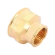 Муфта переxодная ВВ 1 1/2"x1", бронза Viega