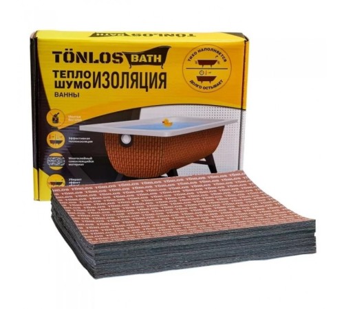 Теплошумоизоляция для ванны TONLOS BATH (ТОНЛОС) Теплошумоизоляция для ванны TONLOS BATH (ТОНЛОС)