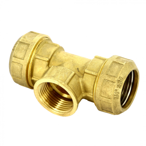 Тройник обжим с внутренней резьбой 25x3/4