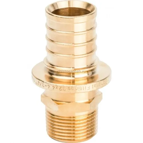 Переходник с наружной резьбой 32xR 3/4" для труб из сшитого полиэтилена Stout