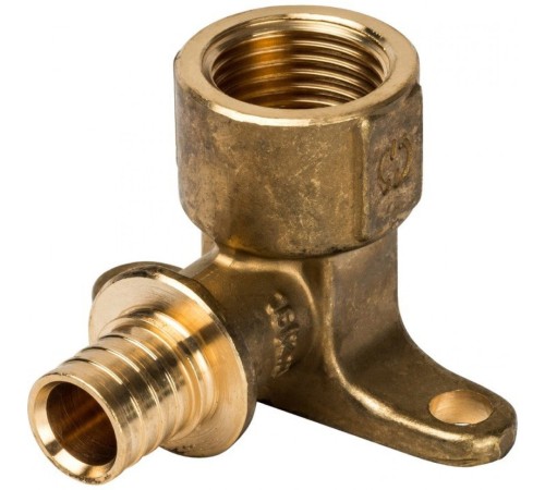 Угольник настенный с креплением 16xRp 1/2" для труб из сшитого полиэтилена Stout