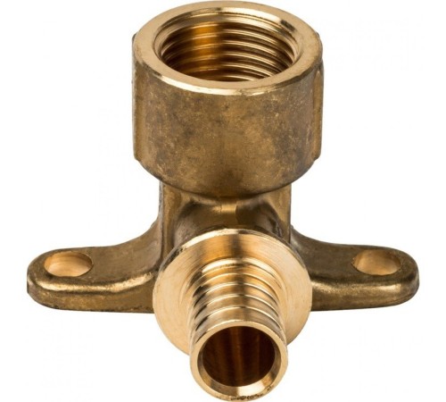 Угольник настенный с креплением 16xRp 1/2" для труб из сшитого полиэтилена Stout