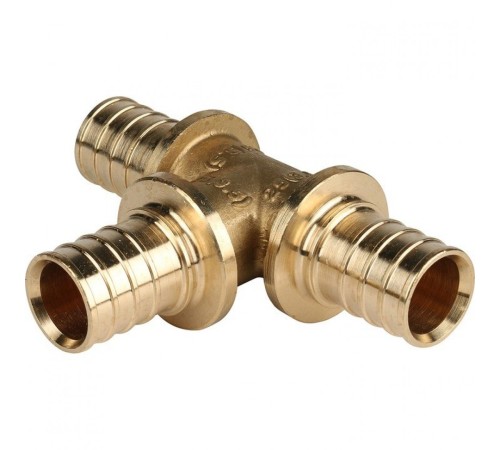 Тройник равнопроходный 25x25x25 для труб из сшитого полиэтилена Stout