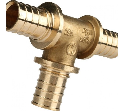 Тройник равнопроходный 25x25x25 для труб из сшитого полиэтилена Stout