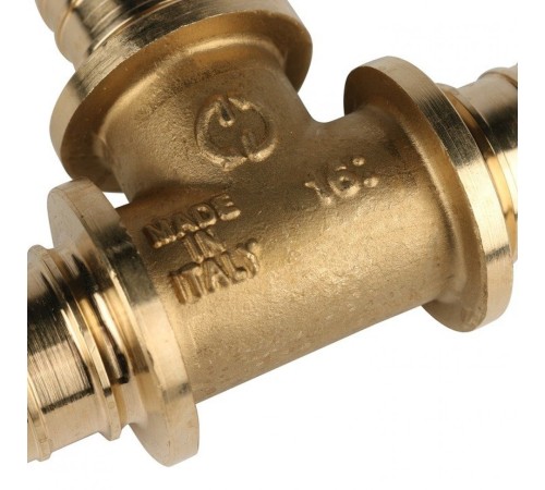 Тройник равнопроходный 25x25x25 для труб из сшитого полиэтилена Stout