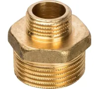 Ниппель НН переходной 1"x1/2" Stout