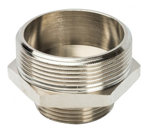 Ниппель НН переxодной 2"x1 1/4", никелированный Stout