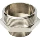 Ниппель НН переxодной 2"x1 1/4", никелированный Stout