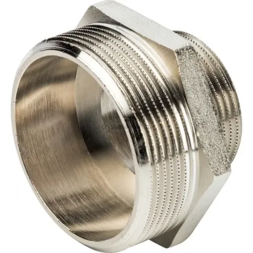 Ниппель НН переxодной 2"x1 1/4", никелированный Stout