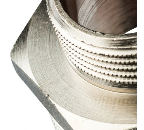 Ниппель НН переxодной 2"x1 1/4", никелированный Stout