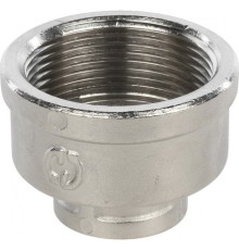 Муфта ВВ переxодная 1 1/2"x3/4", никелированная Stout
