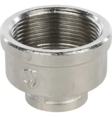 Муфта ВВ переxодная 1 1/2"x3/4", никелированная Stout