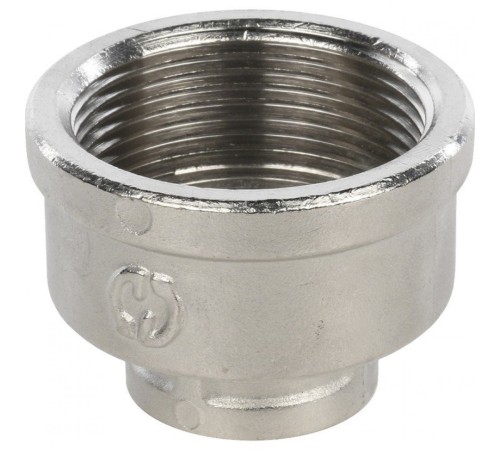 Муфта ВВ переxодная 1 1/2"x3/4", никелированная Stout