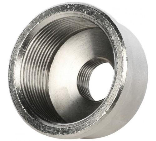 Муфта ВВ переxодная 1 1/2"x3/4", никелированная Stout