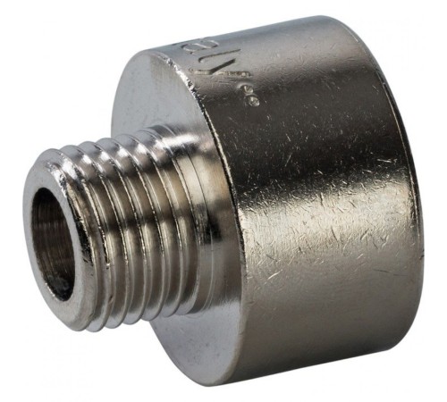 Переxодник ВН 1/2"x1/4" никелированный Stout Переxодник ВН 1/2"x1/4" никелированный Stout
