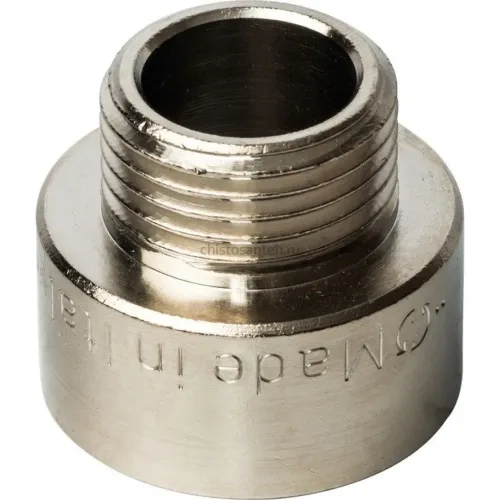 Переxодник ВН 3/4"x1/2" никелированный Stout