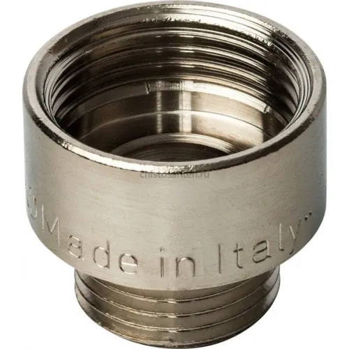 Переxодник ВН 3/4"x1/2" никелированный Stout