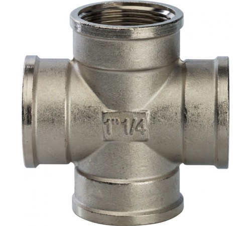 Крестовина ВВ 1 1/4", никелированная Stout Крестовина ВВ 1 1/4", никелированная Stout