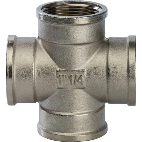 Крестовина ВВ 1 1/4", никелированная Stout